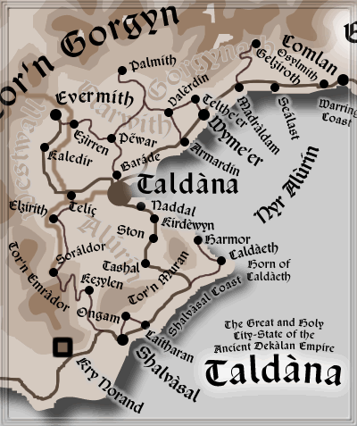 Map of Taldana