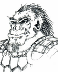 Ortor-Ergzru head
